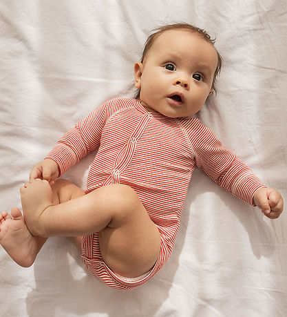 MarMar Body l/ä - Rib - Modal - Bruno - Rot Stripe