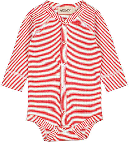 MarMar Body l/ä - Rib - Modal - Bruno - Rot Stripe