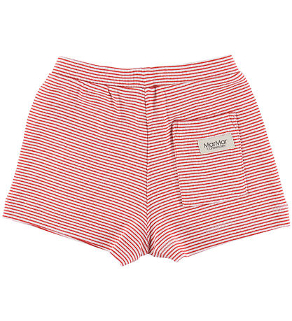MarMar Shorts - Rib - Modaal - Paulo - Rood Stripe