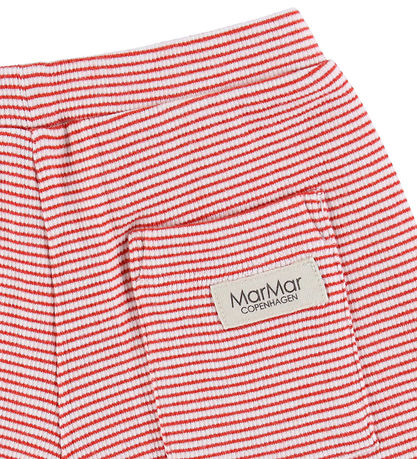 MarMar Shorts - Rib - Modaal - Paulo - Rood Stripe