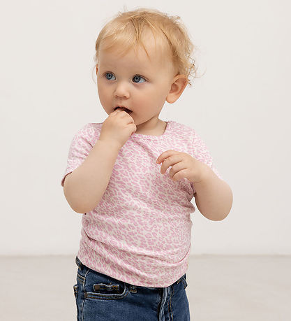 MarMar T-shirt - Viscose - Leo - Pink Leo