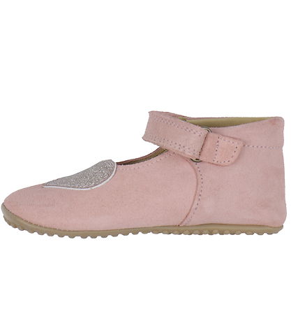 Pom Pom Pantoffels - Beginners Ballerina Heart - Dusty Rose