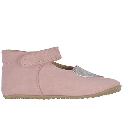 Pom Pom Pantoffels - Beginners Ballerina Heart - Dusty Rose