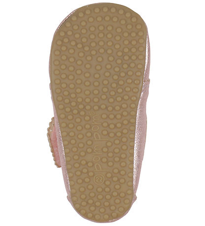 Pom Pom Soft Sole Leather Shoes - Beginners Velcro Scallops - Me