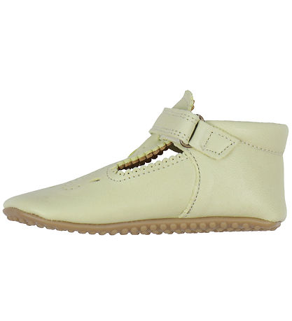 Chaussons Ballerines Pom Pom - Barre en T - Soft Lemon Chaussons Ballerines Pom Pom - Barre en T - Soft Lemon