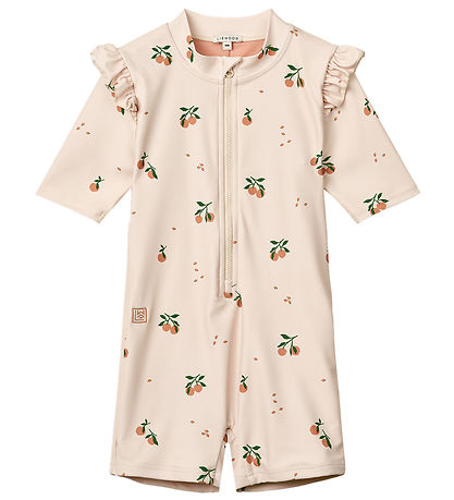 Liewood Coverall Swimsuit - Amel - Peach/Sea Shell