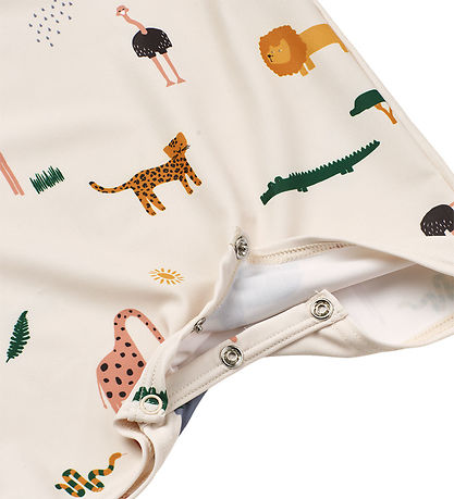 Liewood Coverall Swimsuit - Thor - Safari Sandy Mix