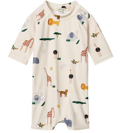 Liewood Coverall Swimsuit - Thor - Safari Sandy Mix