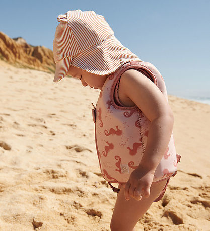Liewood Swim Hat - Senia - UV40+ - Y/D Stripe Pale Tuscany/Cream