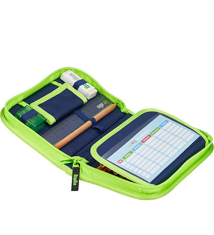 Ergobag Pencil Case w. Contents - CyBear Race Ergobag Pencil Case w. Contents - CyBear Race