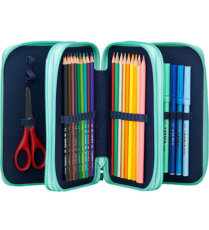 Ergobag Pencil Case w. Contents - Maxi - Magic BubbleBear Ergobag Pencil Case w. Contents - Maxi - Magic BubbleBear