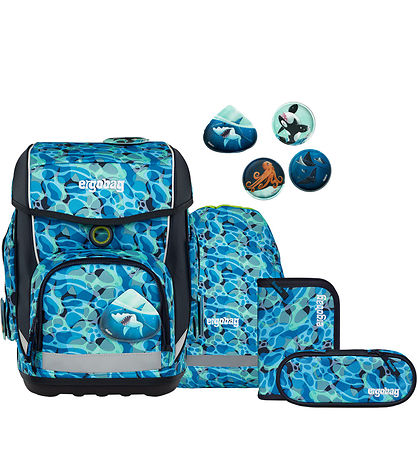 Ergobag School Bag Set - Cubo - Ocean DiveBear Ergobag School Bag Set - Cubo - Ocean DiveBear