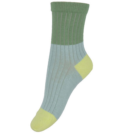 Melton Socks - Rib - Block Colour - Mint