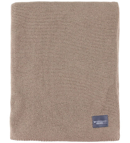 Nørgaard Madsens Blanket - Knitted - 95x75 - Beige
