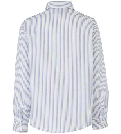 Emporio Armani Overhemd - Wit/Blauw Gestreept