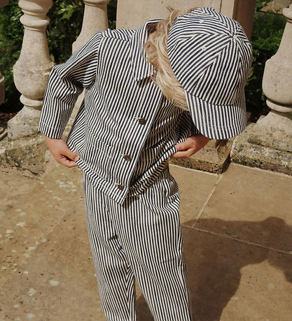 Konges Sløjd Hosen - Fender - Denim - Marine Stripe