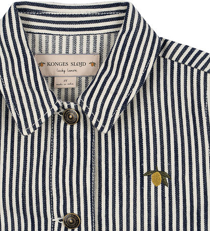 Konges Sløjd Denim Shirt - Fender - Naval Stripe