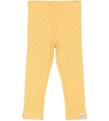 Petit Piao Leggings - Rib - Modal - Yellow Sön