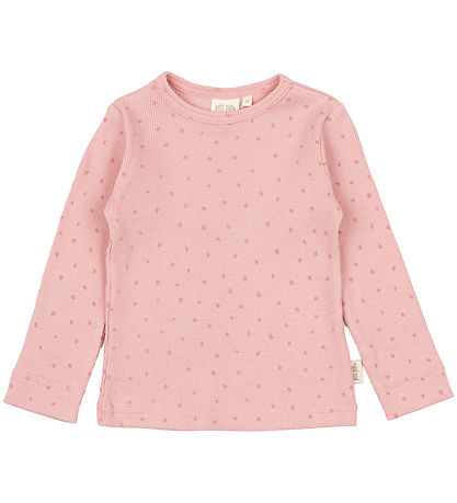 Petit Piao Bluse - Rib - Modal - Hell Rose