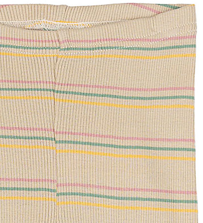 Leggings Petit Piao - Rib - Modal - Lumineux Rose Multi Stripe