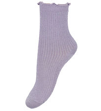 MP Socks - Doris - Wisteria w. Glitter MP Socks - Doris - Wisteria w. Glitter
