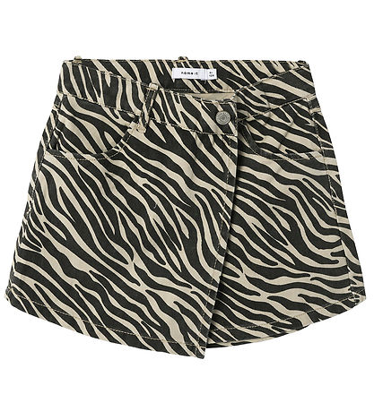 Name It Jeansbroek - NfkZebra - Cement/Black Zebra