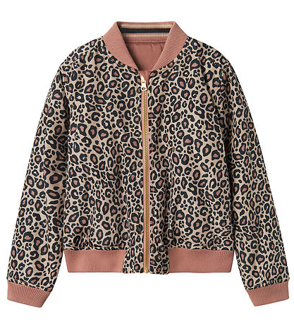 Name It Bomber Jacket - Reversible - NkfMariska - Black/Pink w.  Name It Bomber Jacket - Reversible - NkfMariska - Black/Pink w.