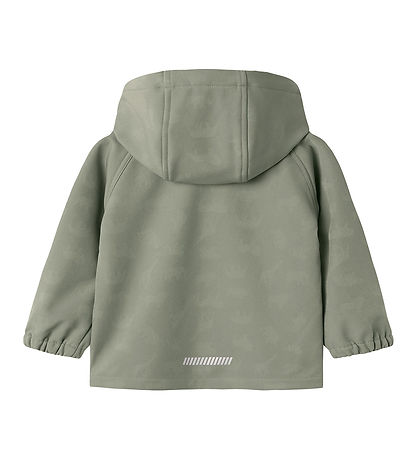 Name It Softshell Jacket w. Fleece - NmmAlfa08 - Shadow w. Magic Name It Softshell Jacket w. Fleece - NmmAlfa08 - Shadow w. Magic