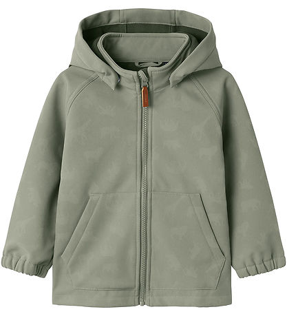Name It Softshell Jacket w. Fleece - NmmAlfa08 - Shadow w. Magic Name It Softshell Jacket w. Fleece - NmmAlfa08 - Shadow w. Magic