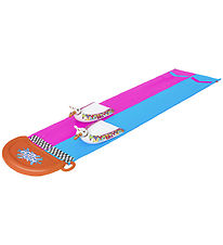 Double Tapis de Glisse Aquatique av. Jouets Flottants Gonflables