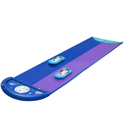 Bestway Double Slip Slide Splash w. Bath Toys - 488 cm - H2OGO L