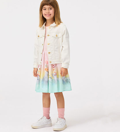 Molo Dress - Rib - Cissa - Wave Jumping w. Dolphins