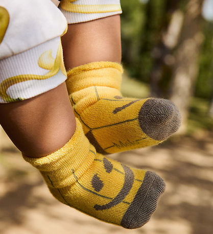 Molo Sokken - Bamboe/Viscose - Nodda - 2-pack - Kleine Banana Molo Sokken - Bamboe/Viscose - Nodda - 2-pack - Kleine Banana