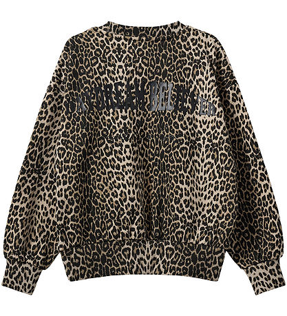 Sofie Schnoor Sweatshirt - Elisy - Light Brown Leopard w. Black