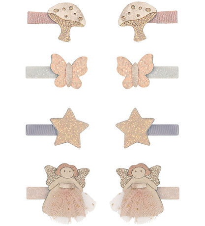 Mimi & Lula Hair clip - 8-Pack - 3 cm - Fairy Garden