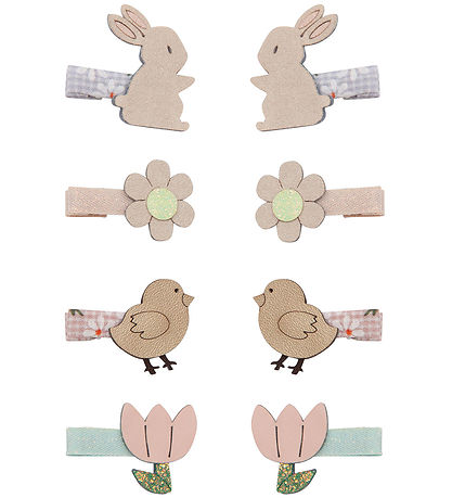 Mimi & Lula Hair clip - 8-Pack - 3 cm - Easter