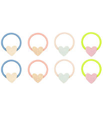 Mimi & Lula Elastic Hair Bands - 8-Pack - Dreamy Hearts Dreamlan Mimi & Lula Elastic Hair Bands - 8-Pack - Dreamy Hearts Dreamlan