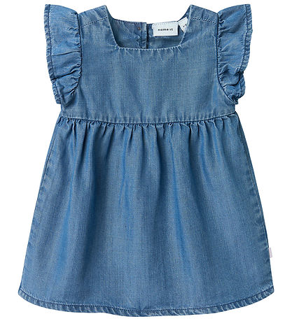 Name It Kjóll - NbfDagmar - Medium+ Blue Denim