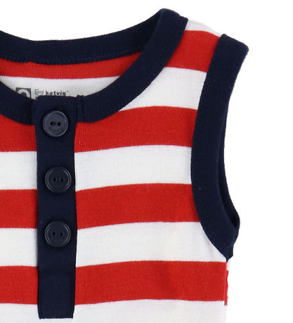 Katvig Bodysuit Sleeveless - Red/White Katvig Bodysuit Sleeveless - Red/White