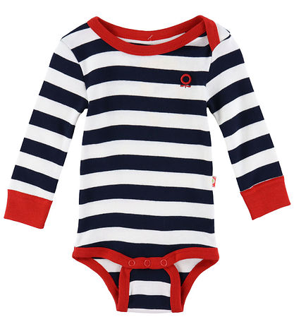 Katvig Bodysuit l/s - Navy/White