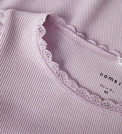 Name It T-shirt - Rib - Noos - NmfKab - Winsome Orchid Name It T-shirt - Rib - Noos - NmfKab - Winsome Orchid