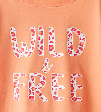 T-Shirt Name It - Noos - NkfVanaya - Papaya Punch/Wild & Gratuit T-Shirt Name It - Noos - NkfVanaya - Papaya Punch/Wild & Gratuit