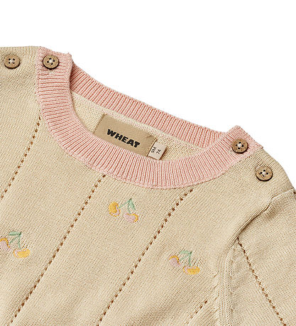 Wheat T-shirt - Knitted - Malvina - Sandshell