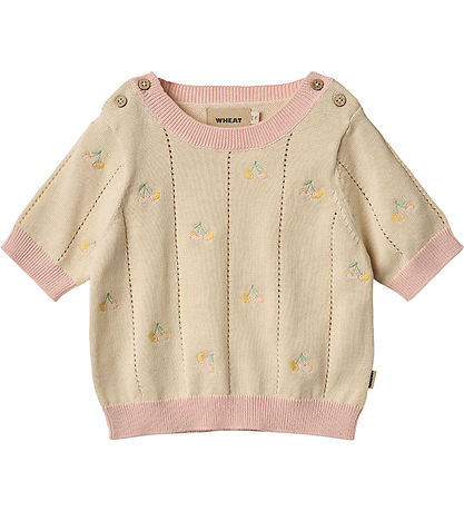 Wheat T-shirt - Knitted - Malvina - Sandshell