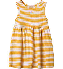 Wheat Dress - Rib - Martha - Yellow Rib Stripe Wheat Dress - Rib - Martha - Yellow Rib Stripe