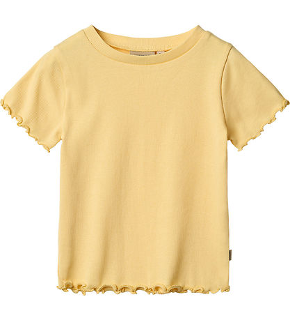 Wheat T-shirt - Rib - Alicia - Golden Yellow Wheat T-shirt - Rib - Alicia - Golden Yellow