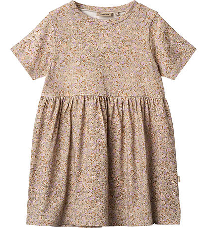 Wheat Dress - Anna - Lilac Flower Meadow
