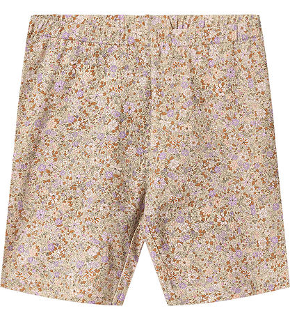 Wheat Pyöräilyshortsit - Anne - Lilac Flower Niitty Wheat Pyöräilyshortsit - Anne - Lilac Flower Niitty