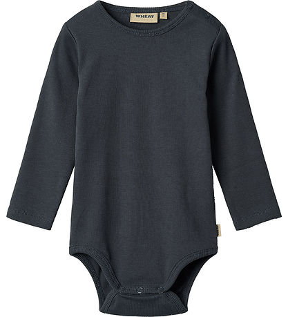 Wheat Bodysuit l/s - Rib - Spencer - Navy