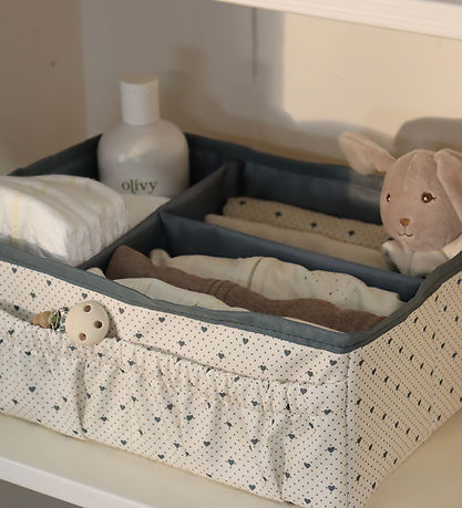 That's Mine Diaper storage box - Lily - Lots of Love Sky That's Mine Diaper storage box - Lily - Lots of Love Sky